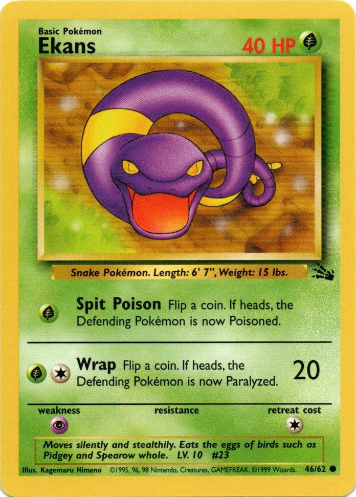 Ekans (46/62) [Fossil Unlimited] | Gear Gaming Fayetteville