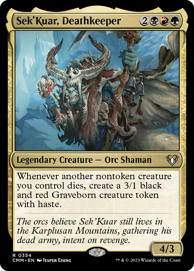 Sek'Kuar, Deathkeeper [Commander Masters] | Gear Gaming Fayetteville