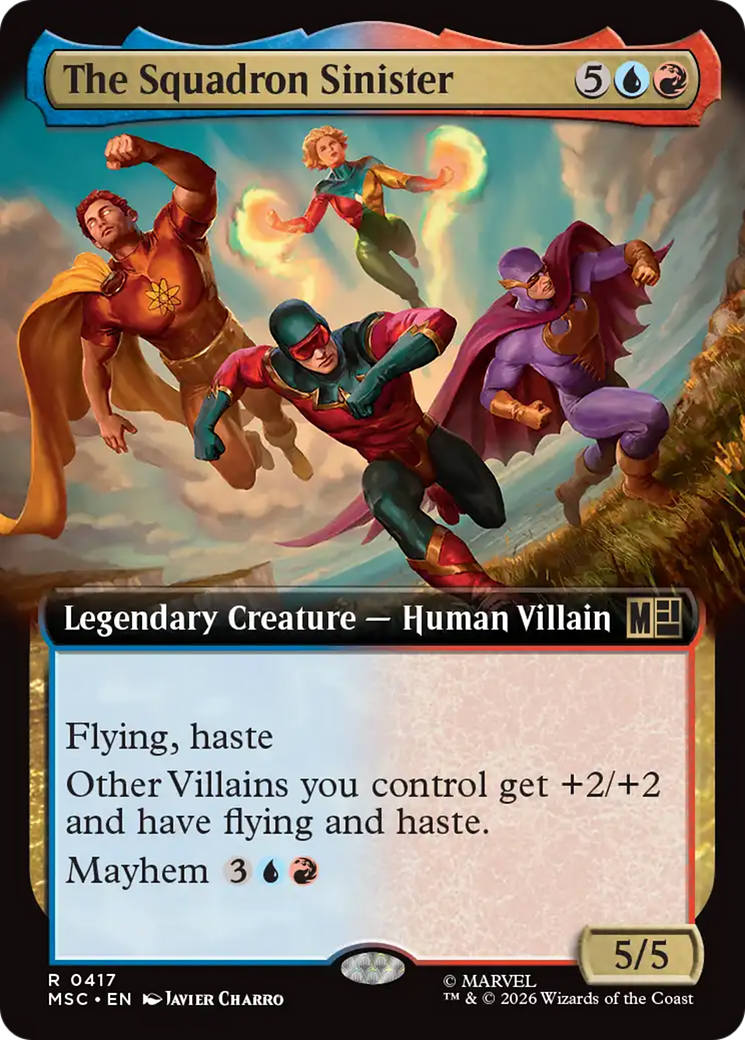The Squadron Sinister (Extended Art) [Marvel Super Heroes Commander] | Gear Gaming Fayetteville