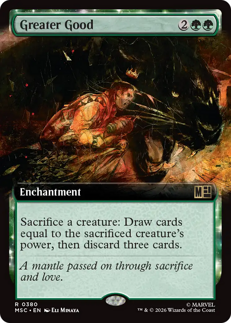 Greater Good (Extended Art) [Marvel Super Heroes Commander] | Gear Gaming Fayetteville