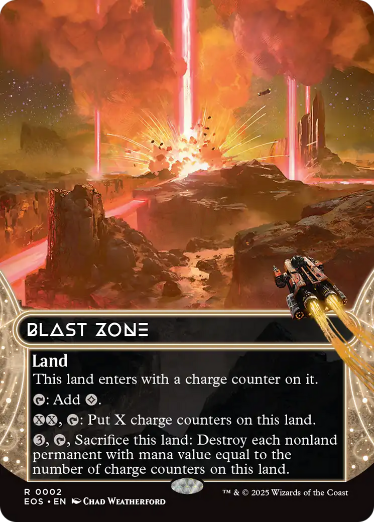 Blast Zone (0002) (Borderless) [Edge of Eternities: Stellar Sights] | Gear Gaming Fayetteville