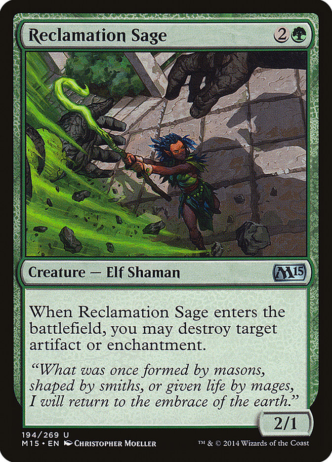Reclamation Sage [Magic 2015] | Gear Gaming Fayetteville