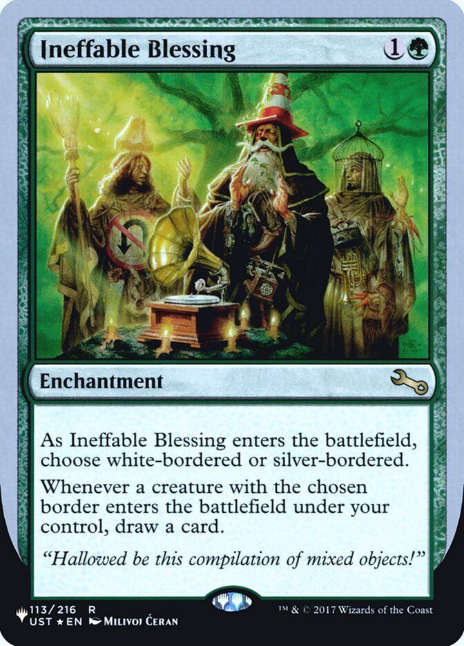 Ineffable Blessing (Bordered) (Unfinity Foil Edition) [The List] | Gear Gaming Fayetteville