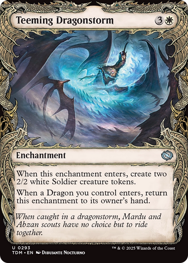 Teeming Dragonstorm (Showcase) [Tarkir: Dragonstorm] | Gear Gaming Fayetteville