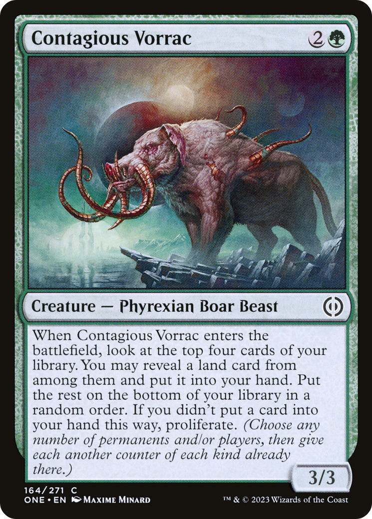 Contagious Vorrac [Phyrexia: All Will Be One] | Gear Gaming Fayetteville