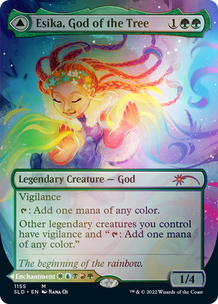 Esika, God of the Tree // The Prismatic Bridge (Borderless) [Secret Lair: From Cute to Brute] | Gear Gaming Fayetteville