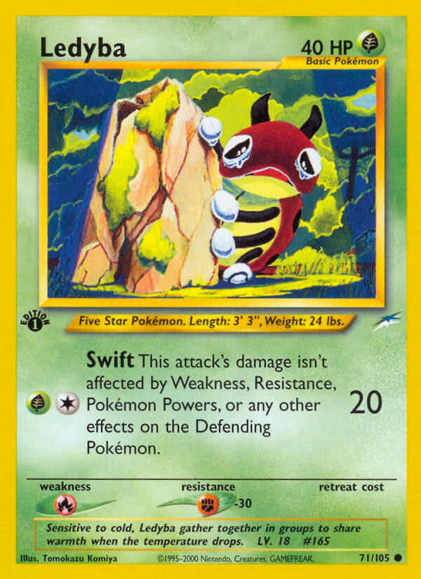 Ledyba (71/105) [Neo Destiny 1st Edition] | Gear Gaming Fayetteville