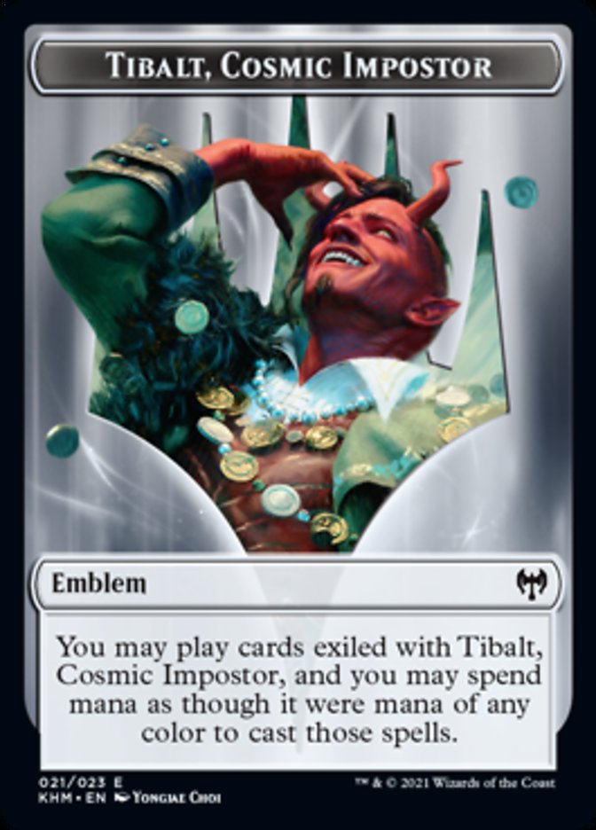 Tibalt, Cosmic Impostor Emblem [Kaldheim Tokens] | Gear Gaming Fayetteville