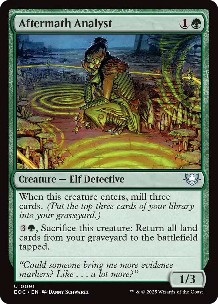 Aftermath Analyst [Edge of Eternities Commander] | Gear Gaming Fayetteville