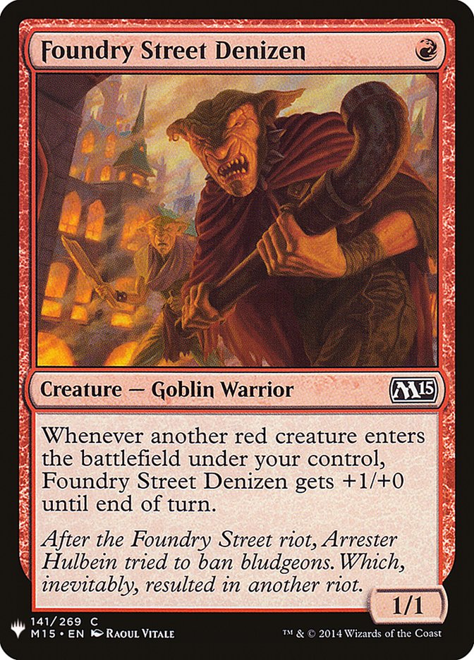 Foundry Street Denizen [Mystery Booster] | Gear Gaming Fayetteville