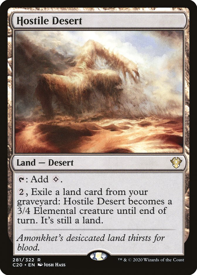 Hostile Desert [Commander 2020] | Gear Gaming Fayetteville