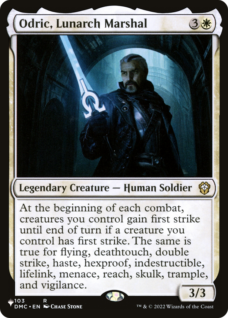 Odric, Lunarch Marshal (DMC) [The List] | Gear Gaming Fayetteville