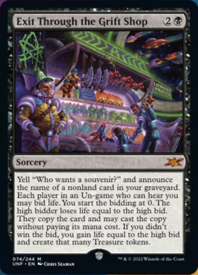 Exit Through the Grift Shop [Unfinity] | Gear Gaming Fayetteville