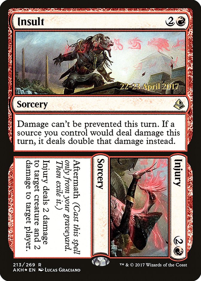 Insult // Injury [Amonkhet Prerelease Promos] | Gear Gaming Fayetteville