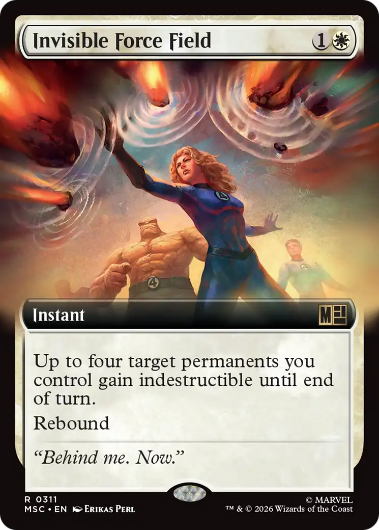 Invisible Force Field (Extended Art) [Marvel Super Heroes Commander] | Gear Gaming Fayetteville