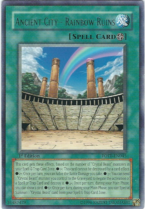 Ancient City - Rainbow Ruins [FOTB-EN045] Rare | Gear Gaming Fayetteville