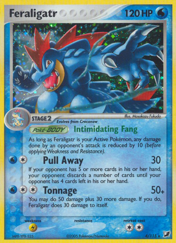 Feraligatr (4/115) [EX: Unseen Forces] | Gear Gaming Fayetteville