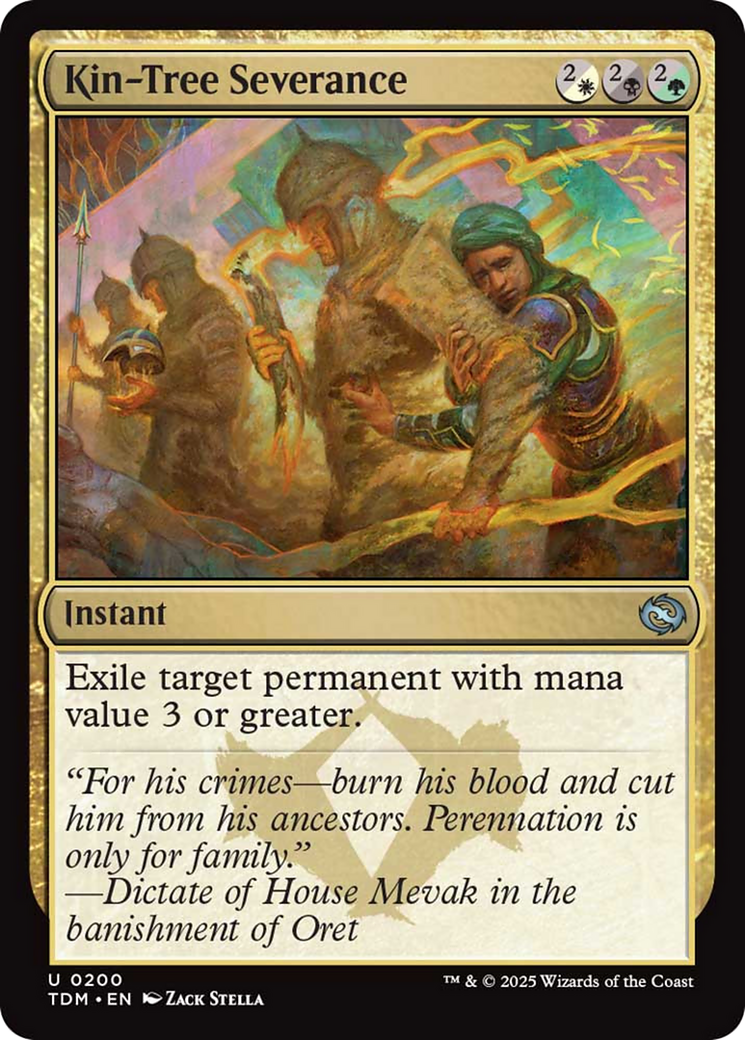 Kin-Tree Severance [Tarkir: Dragonstorm] | Gear Gaming Fayetteville