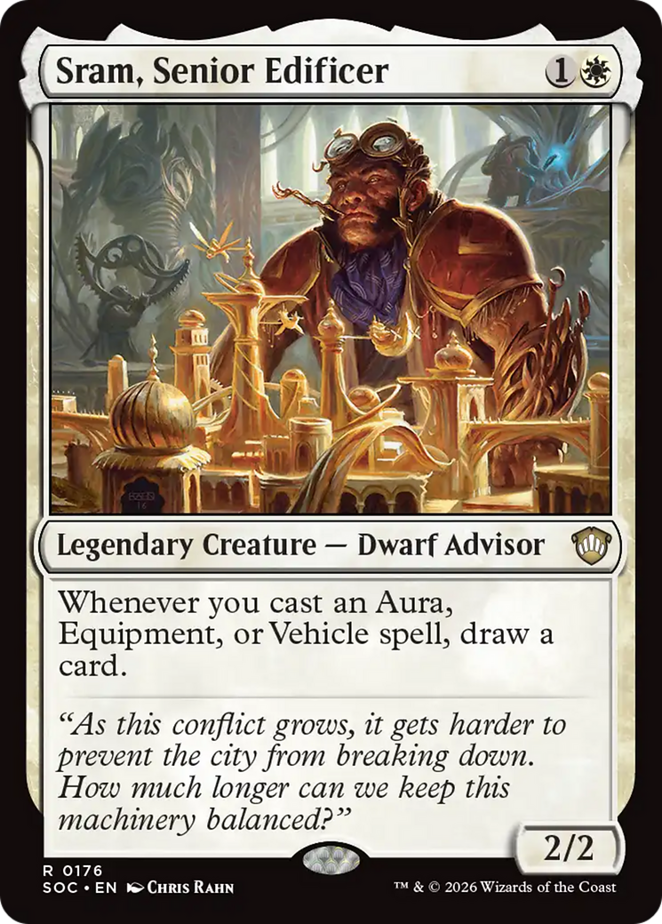 Sram, Senior Edificer [Secrets of Strixhaven Commander] | Gear Gaming Fayetteville