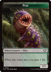 Bird // Pest Double-Sided Token [Edge of Eternities Commander Tokens] | Gear Gaming Fayetteville