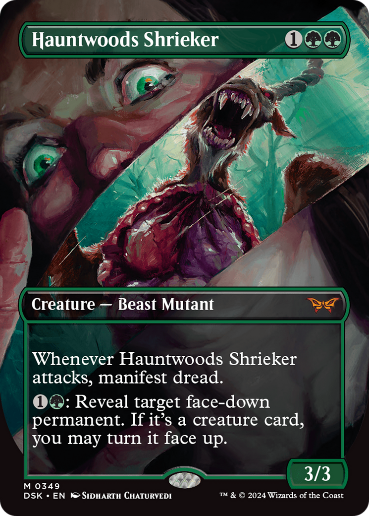 Hauntwoods Shrieker (Borderless) [Duskmourn: House of Horror] | Gear Gaming Fayetteville