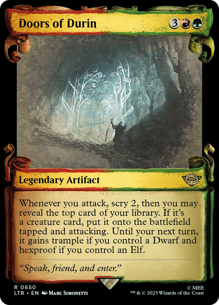 Doors of Durin [The Lord of the Rings: Tales of Middle-Earth Showcase Scrolls] | Gear Gaming Fayetteville