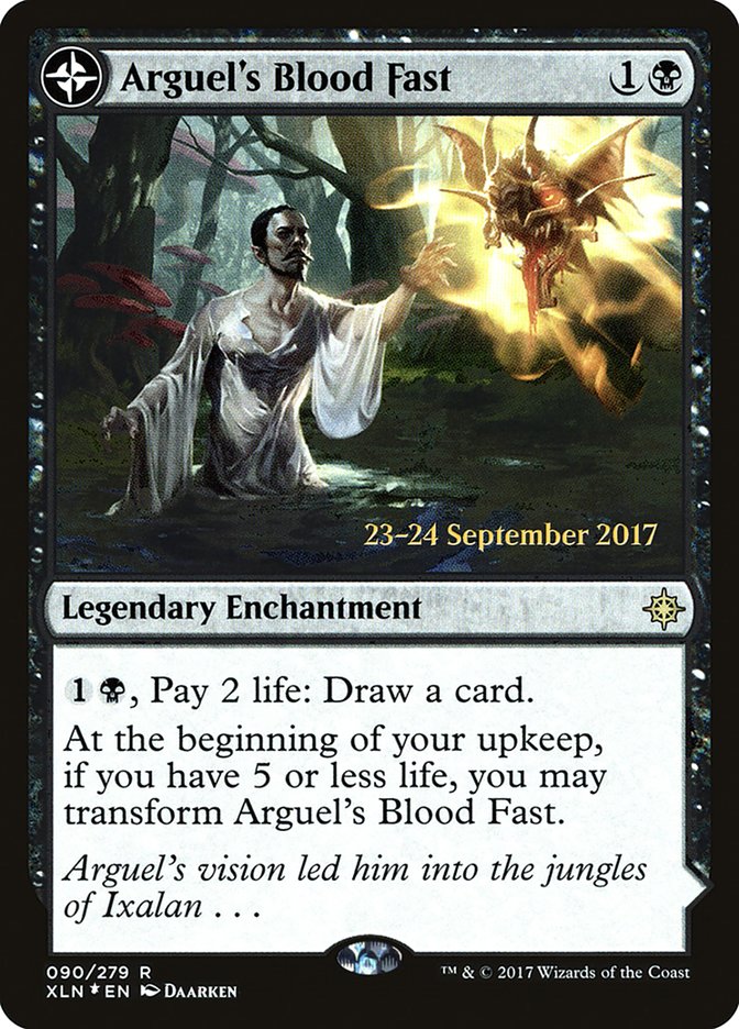 Arguel's Blood Fast // Temple of Aclazotz [Ixalan Prerelease Promos] | Gear Gaming Fayetteville