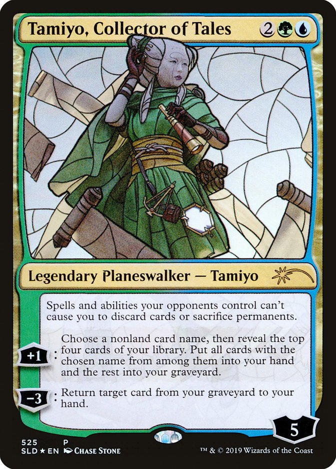 Tamiyo, Collector of Tales (Stained Glass) [Secret Lair Drop Promos] | Gear Gaming Fayetteville