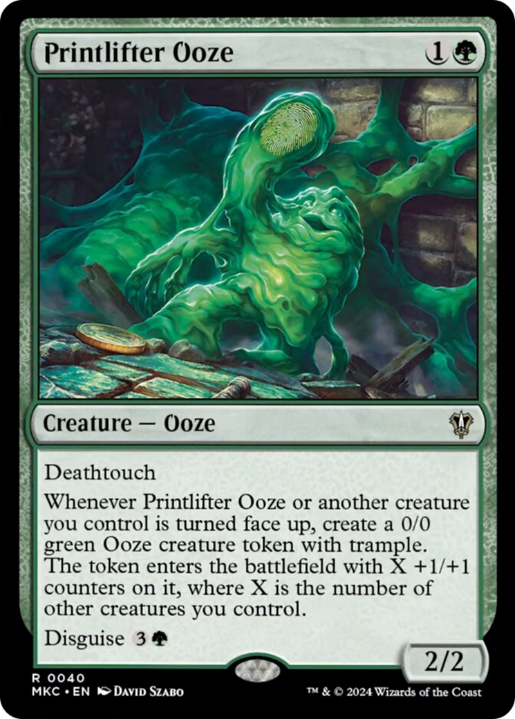 Printlifter Ooze [Murders at Karlov Manor Commander] | Gear Gaming Fayetteville