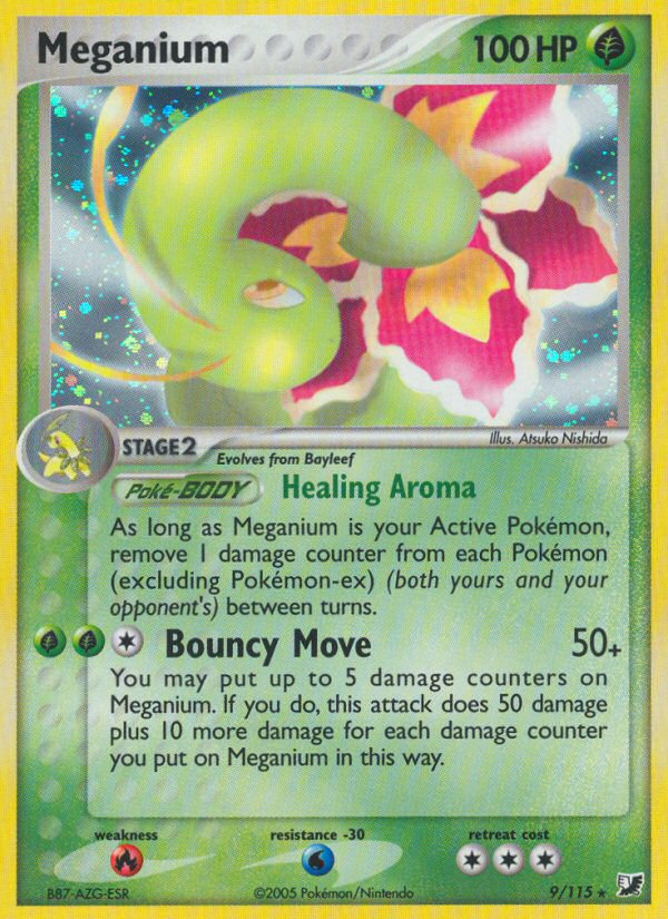 Meganium (9/115) [EX: Unseen Forces] | Gear Gaming Fayetteville