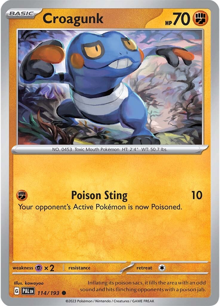 Croagunk (114/193) [Scarlet & Violet: Paldea Evolved] | Gear Gaming Fayetteville