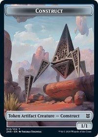 Construct // Drake Double-Sided Token [Zendikar Rising Tokens] | Gear Gaming Fayetteville