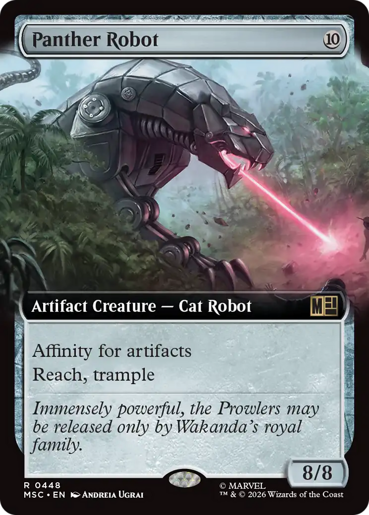 Panther Robot (Extended Art) [Marvel Super Heroes Commander] | Gear Gaming Fayetteville