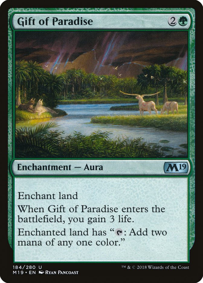 Gift of Paradise [Core Set 2019] | Gear Gaming Fayetteville