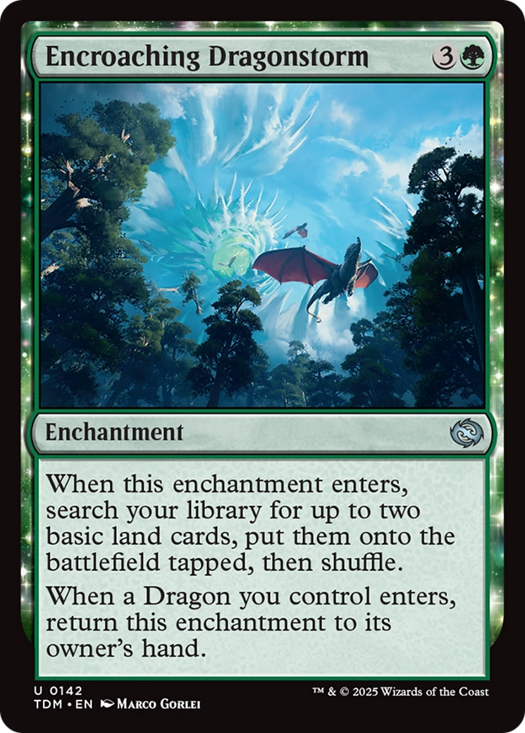 Encroaching Dragonstorm [Tarkir: Dragonstorm] | Gear Gaming Fayetteville