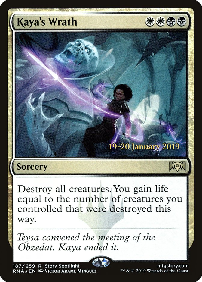 Kaya's Wrath [Ravnica Allegiance Prerelease Promos] | Gear Gaming Fayetteville
