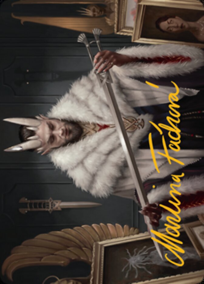 Lord Xander, the Collector Art Card (Gold-Stamped Signature) [Streets of New Capenna Art Series] | Gear Gaming Fayetteville