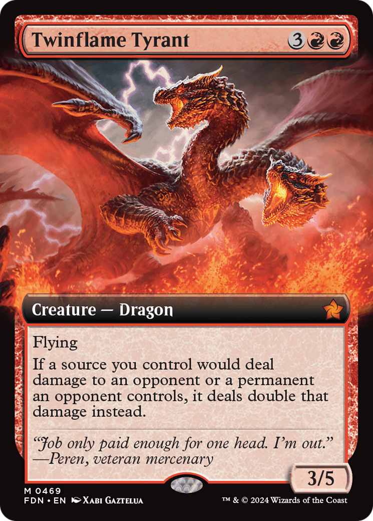Twinflame Tyrant (Extended Art) [Foundations] | Gear Gaming Fayetteville