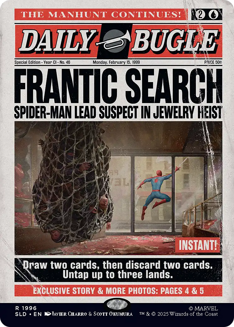 Frantic Search (1996) (Rainbow Foil) [Secret Lair Drop Series] | Gear Gaming Fayetteville