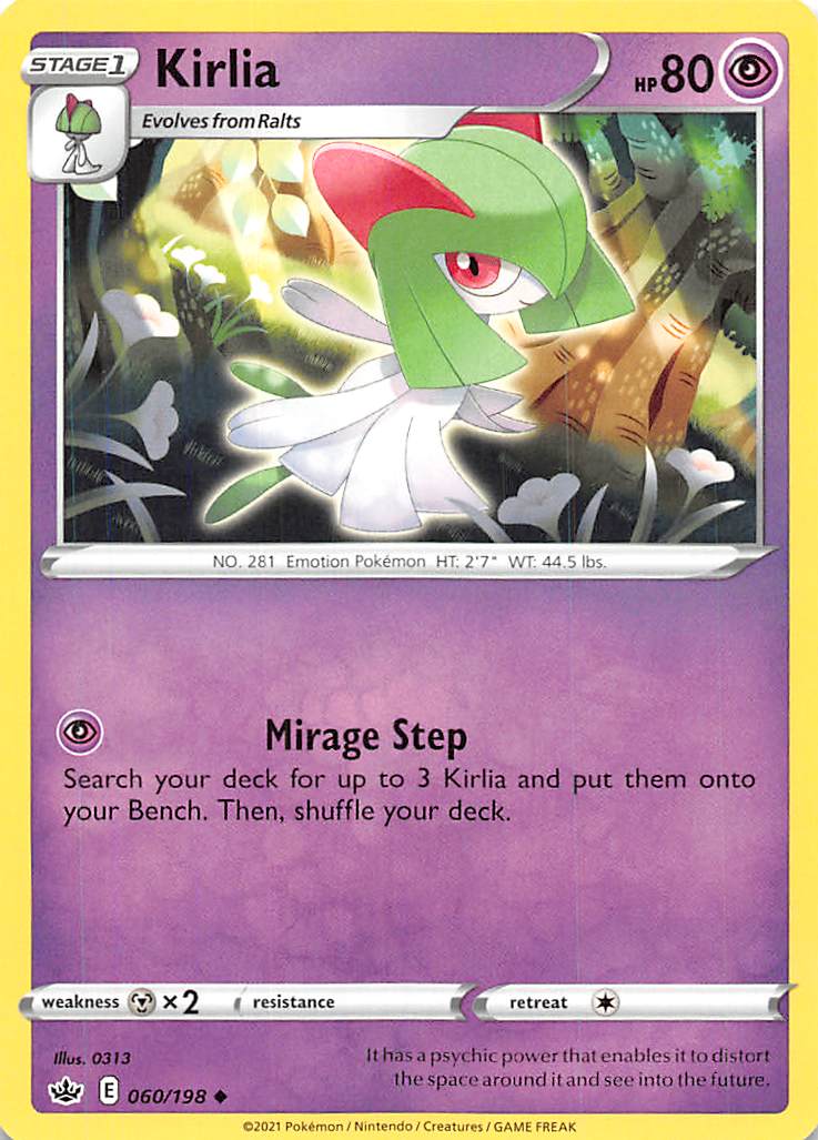 Kirlia (060/198) [Sword & Shield: Chilling Reign] | Gear Gaming Fayetteville
