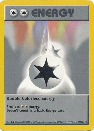 Double Colorless Energy (96/102) [Base Set Shadowless Unlimited] | Gear Gaming Fayetteville