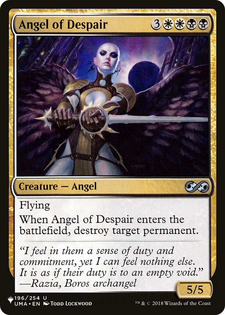 Angel of Despair [The List Reprints] | Gear Gaming Fayetteville