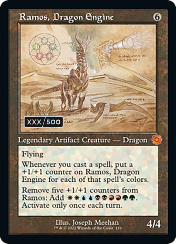 Ramos, Dragon Engine (Retro Schematic) (Serialized) [The Brothers' War Retro Artifacts] | Gear Gaming Fayetteville