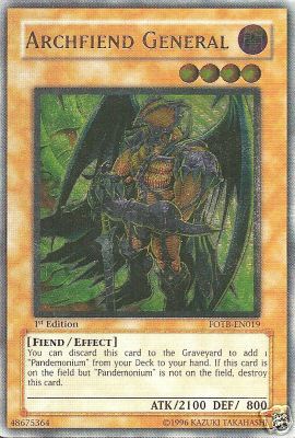 Archfiend General [FOTB-EN019] Ultimate Rare | Gear Gaming Fayetteville