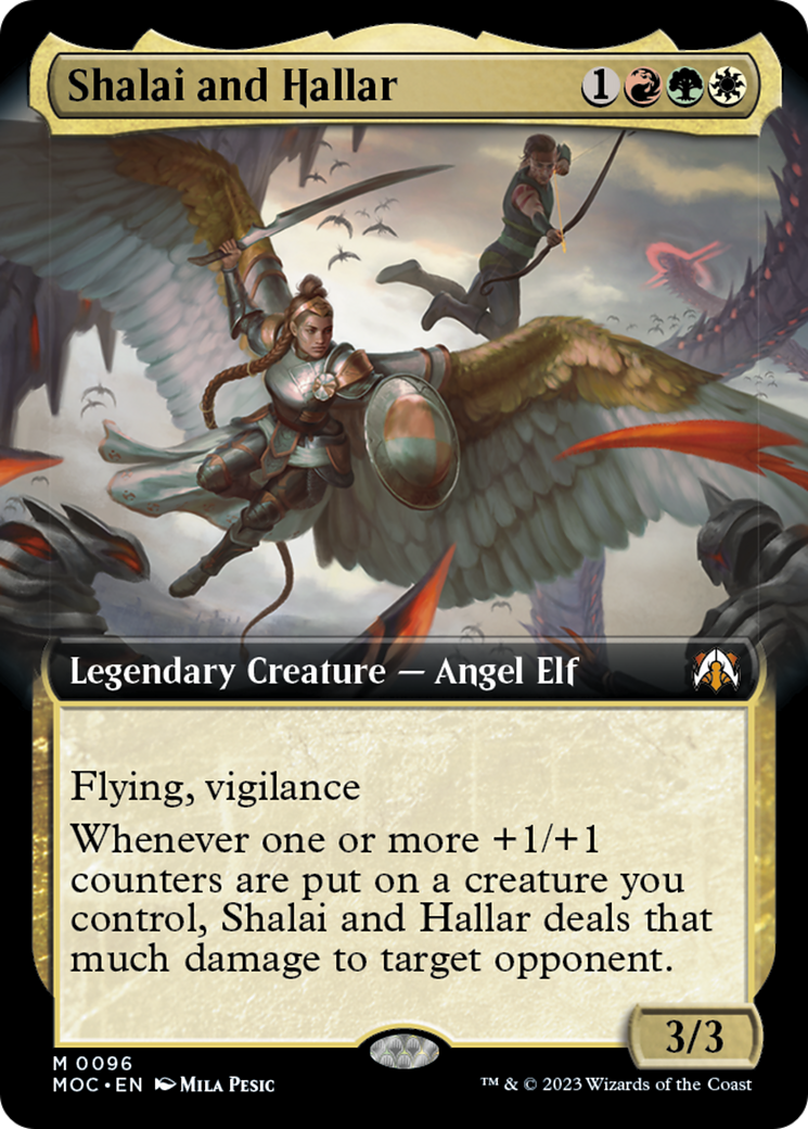 Shalai and Hallar (Extended Art) [March of the Machine Commander] | Gear Gaming Fayetteville