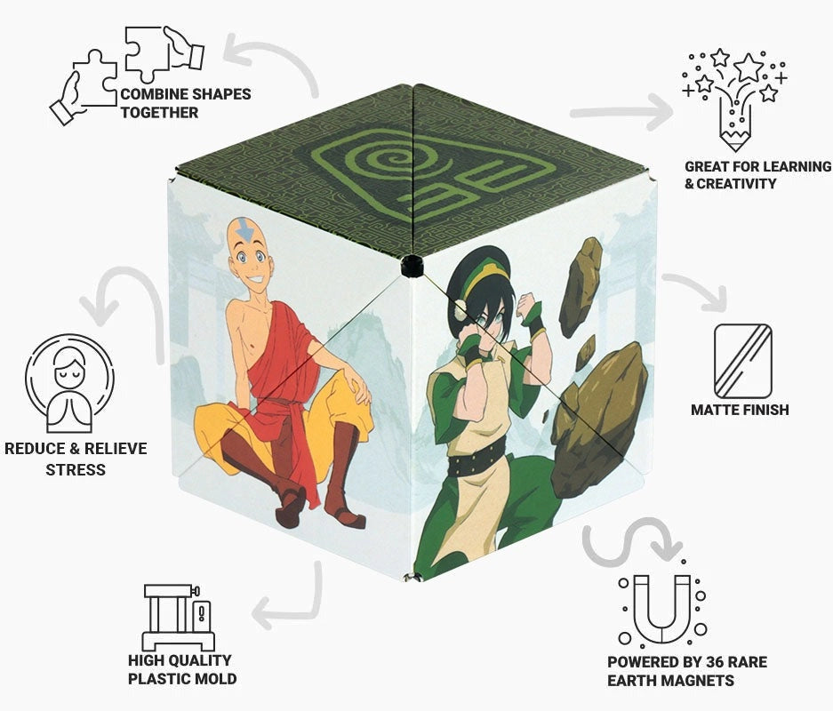 Shashibo Cube, Avatar, The Last Airbender Series: Earth | Gear Gaming Fayetteville