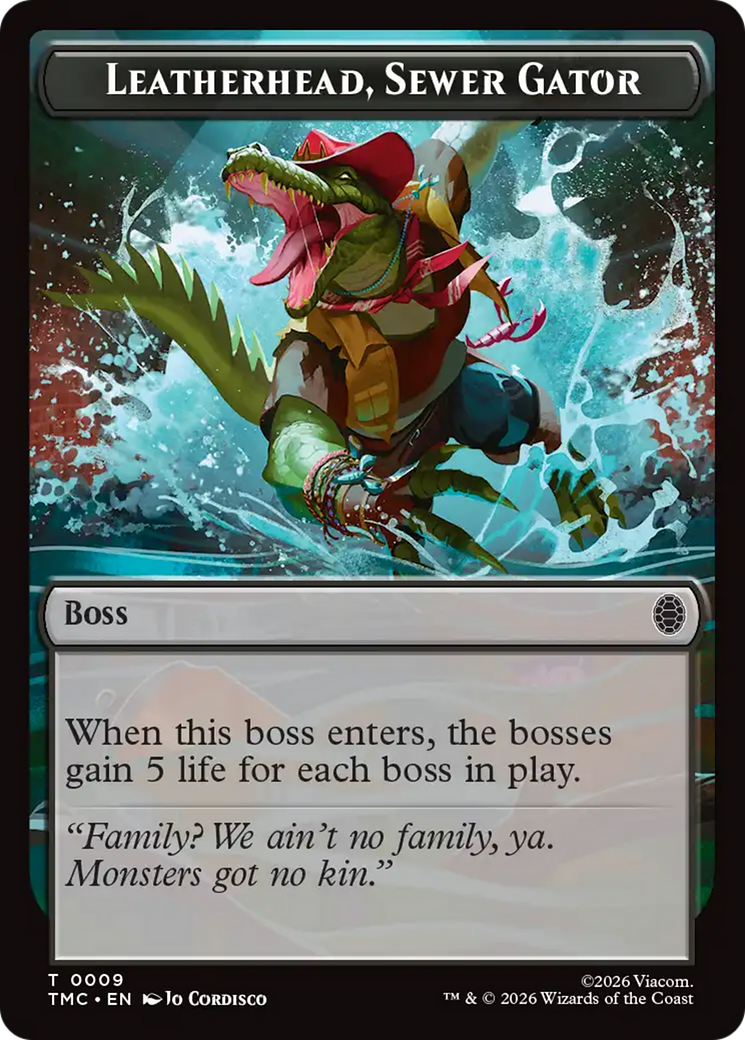Leatherhead, Sewer Gator [Teenage Mutant Ninja Turtles Commander Tokens] | Gear Gaming Fayetteville