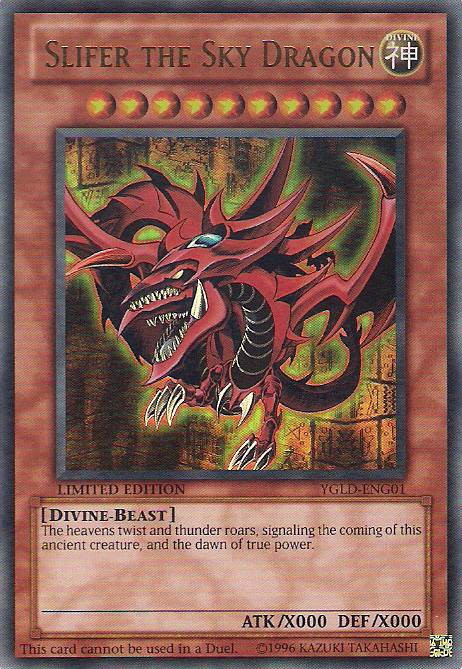 Slifer the Sky Dragon [YGLD-ENG01] Ultra Rare | Gear Gaming Fayetteville