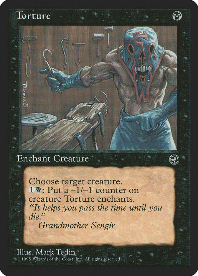 Torture (Grandmother Sengir Flavor Text) [Homelands] | Gear Gaming Fayetteville