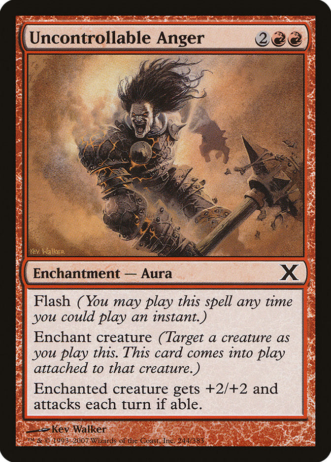 Uncontrollable Anger [Tenth Edition] | Gear Gaming Fayetteville